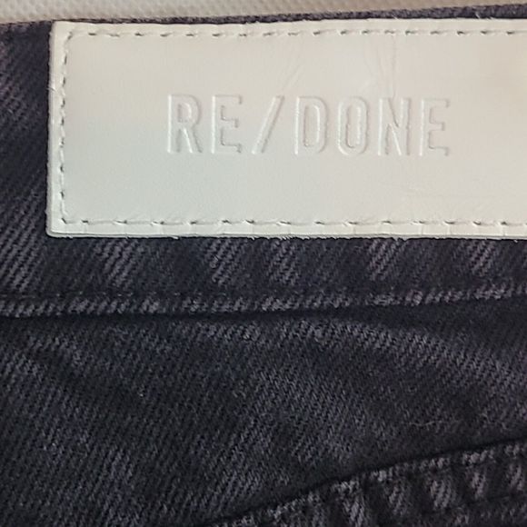NWT RE/DONE 70s Low Rise Skinny Boot in Washed Black Jeans Women's (26)--$295 - Picture 9 of 11